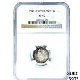 1888 10C Newfoundland NGC XF40
