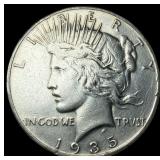 1935 Silver Peace Dollar ABOUT UNCIRCULATED