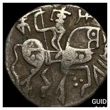 700-1000 AD India Rajput Silver Jital NEARLY UNCIR