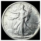 1917-S Silver Walking Liberty Half Dollar CLOSELY