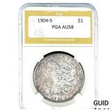 1904-S Morgan Silver Dollar PGA AU58