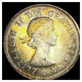 1960 Canada Silver 25 Cents CLOSELY UNCIRCULATED