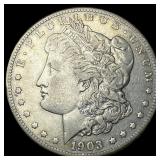 1903-S Silver Morgan Dollar ABOUT UNCIRCULATED