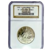 1992-S 50C Columbus NGC PF69 Ultra Cameo