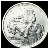 1925 Stone Mountain Silver Half Dollar GEM BU