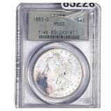 1883-O Morgan Silver Dollar PCGS MS63