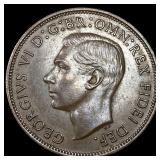 1951 Great Britain One Penny - George VI NEARLY UN