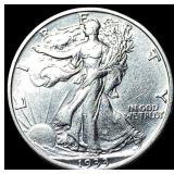1933-S Silver Walking Liberty Half Dollar CLOSELY