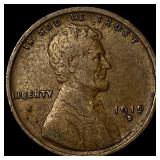 1915-D Lincoln Wheat Cent ABOUT UNCIRCULATED