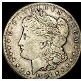 1904-S Silver Morgan Dollar LIGHTLY  CIRCULATED