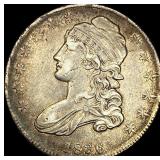 1836 Capped Bust Half Dollar CLOSELY  UNCIRCULATE