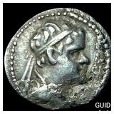 Greco-Bactria Eucratides I 171-145 BC Silver Obol