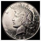 1922 Silver Peace Dollar UNCIRCULATED