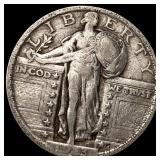 1923-S Silver Standing Liberty Quarter LIGHTLY CIR