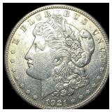 1921 Silver Morgan Dollar CLOSELY UNCIRCULATED