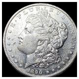 1896-S Silver Morgan Dollar CLOSELY UNCIRCULATED