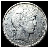 1902 Barber Half Dollar HIGH GRADE