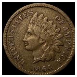 1864 Bronze Indian Head Cent LIGHTLY CIRCULATED