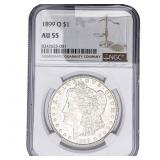 1899-O Morgan Silver Dollar NGC AU55