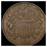 1868 Bronze Two-Cent Piece NEARLY UNCIRCULATED