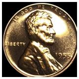 1955 Lincoln Wheat Cent GEM PROOF