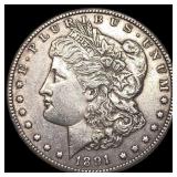 1891-CC Silver Morgan Dollar CLOSELY UNCIRCULATED