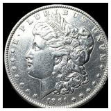 1891-S Silver Morgan Dollar NEARLY UNCIRCULATED
