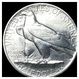 1935 Silver Half Dollar Connecticut Commemorative