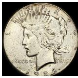1928 Silver Peace Dollar CLOSELY UNCIRCULATED