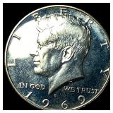 1969-S Silver Kennedy Half Dollar CHOICE PROOF