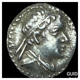 Greco-Bactria Eucratides I 171-145 BC Silver Obol