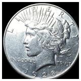 1928-S Silver Peace Dollar CLOSELY UNCIRCULATED