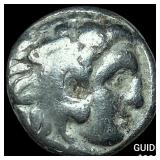 Macedonian Kingdom Alexander III Type Silver Drac