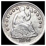 1840-O Silver Half Dime CLOSELY UNCIRCULATED