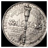 1936 Norfolk Bicentennial Silver Half Dollar UNCIR