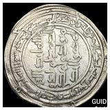 Umayyad Sulayman, 715-717 AD Silver Dirham     N