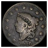 1826 Coronet Head Large Cent NICELY  CIRCULATED