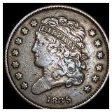 1835 Classic Head Half Cent ABOUT  UNCIRCULATED