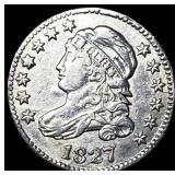 1827 Capped Bust Dime NEARLY UNCIRCULATED