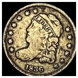 1836 Capped Bust Half Dime LIGHTLY CIRCULATED