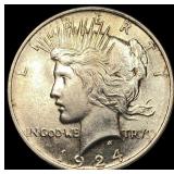 1924 Silver Peace Dollar UNCIRCULATED