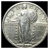 1917 Type 1 Standing Liberty Quarter UNCIRCULATED