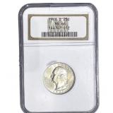 1946-D Washington Silver Quarter NGC MS66