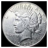 1928 Peace Silver Dollar CLOSELY UNCIRCULATED