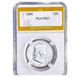1960 Franklin Half Dollar PGA PR67