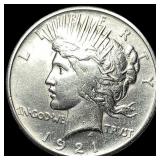 1921 Silver Peace Dollar CLOSELY UNCIRCULATED