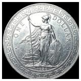 1930 Silver British Trade Dollar CLOSELY UNCIRCULA