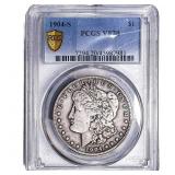 1904-S Morgan Silver Dollar PCGS VF20