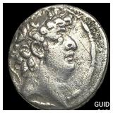 Seleukid Philip I, 95-75 BC Silver Tetradrachm