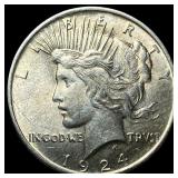 1924 Silver Peace Dollar UNCIRCULATED